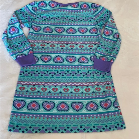 Girl’s St. Eve Fleece Pajama Dress- size 10/12 - Picture 2 of 3